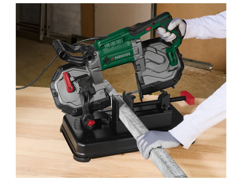 PARKSIDE® Scie à ruban pour métaux PMB 1100 B2. 1100 W