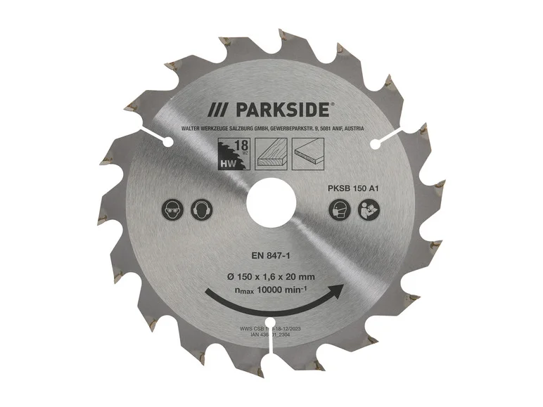 PARKSIDE® Lame de scie circulaire PKSB 150 A1